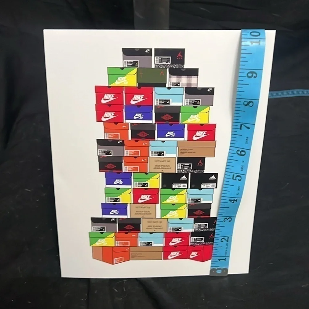 Nike boxes wall art 8x10